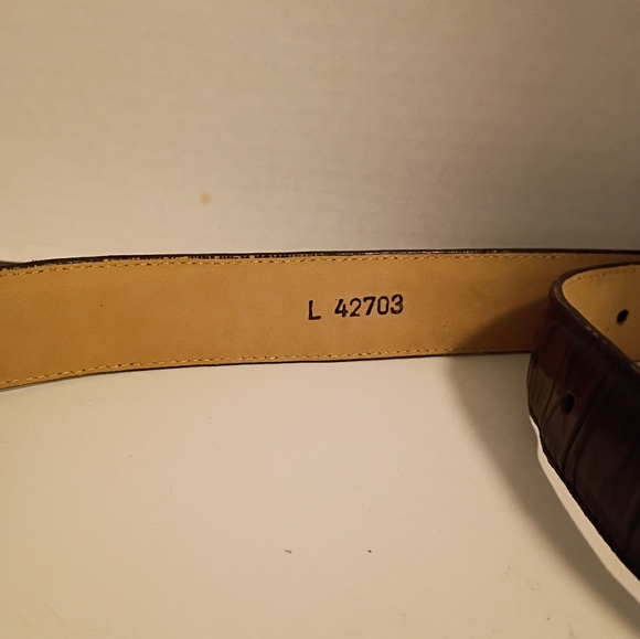 Brighton Vintage Women's Size Large Black Brown Decorative Accent Belt Western - Picture 5 of 11